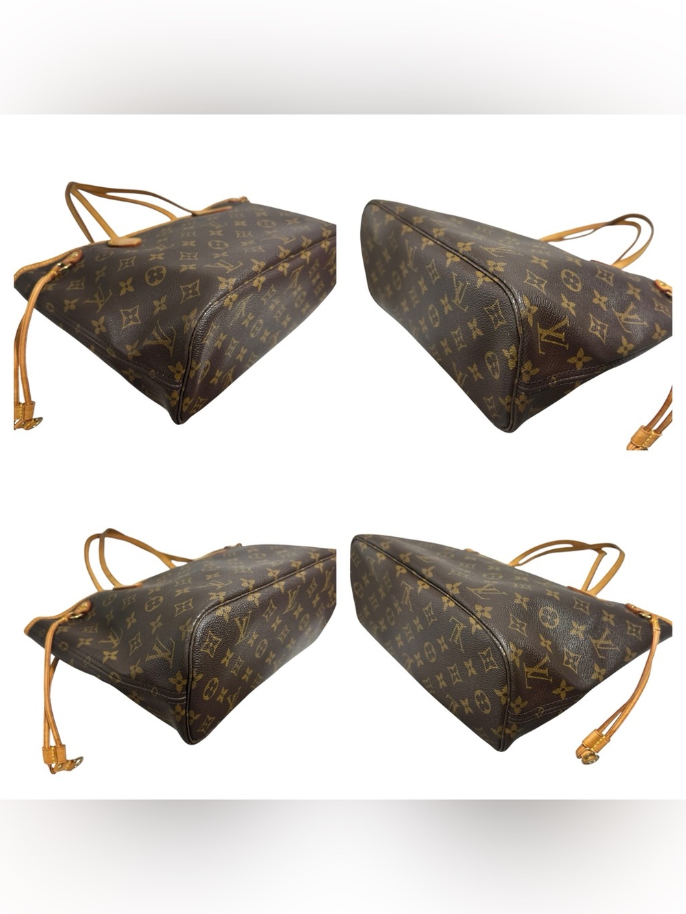 Louis Vuitton Monogram & Vachetta Leather Neverfull PM Tote - Picture 4 of 16